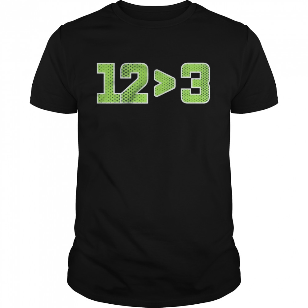 12 More Than 3 Seattle Football Shirts