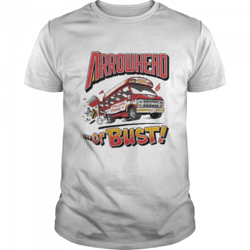 Charlie Hustle Arrowhead or Bust Tailgate Tee shirt Classic Men's T-shirt