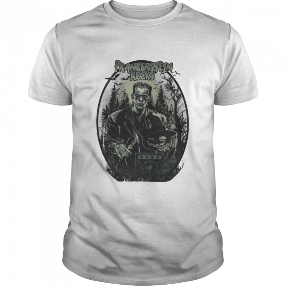Frankenstein Rocks Halloween shirt Classic Men's T-shirt