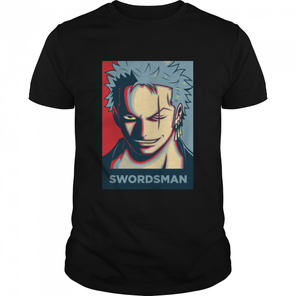 The Swordsman Zoro One Piece Anime Hope shirt Classic Men's T-shirt