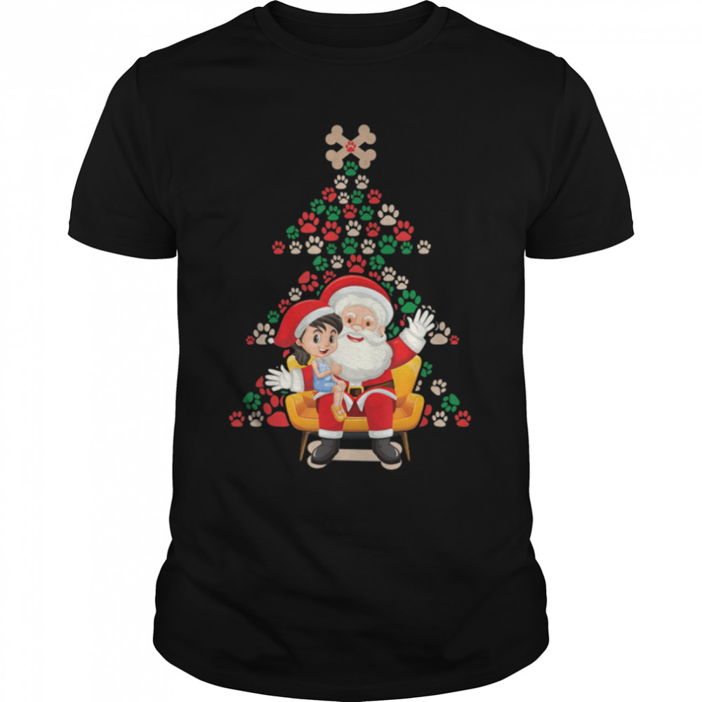 Christmas Is Coming Funny Santa Claus Sitting on Throne T-Shirt B09MCNXV59s