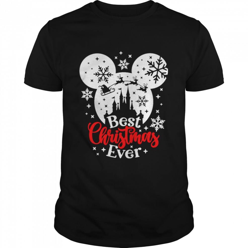 Mickey mouse Disney Best Christmas Ever shirt Classic Men's T-shirt