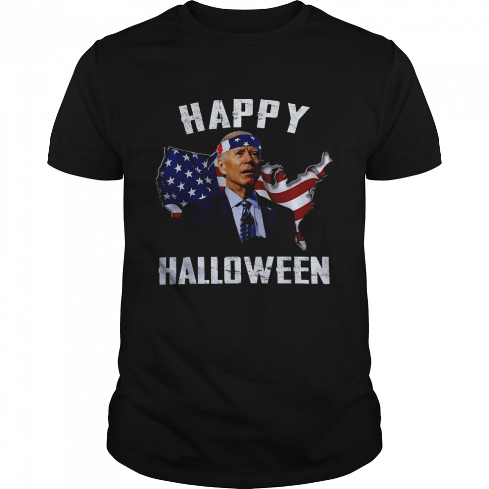 Joe Biden Happy Halloween American Flag 4Th Of July shirts