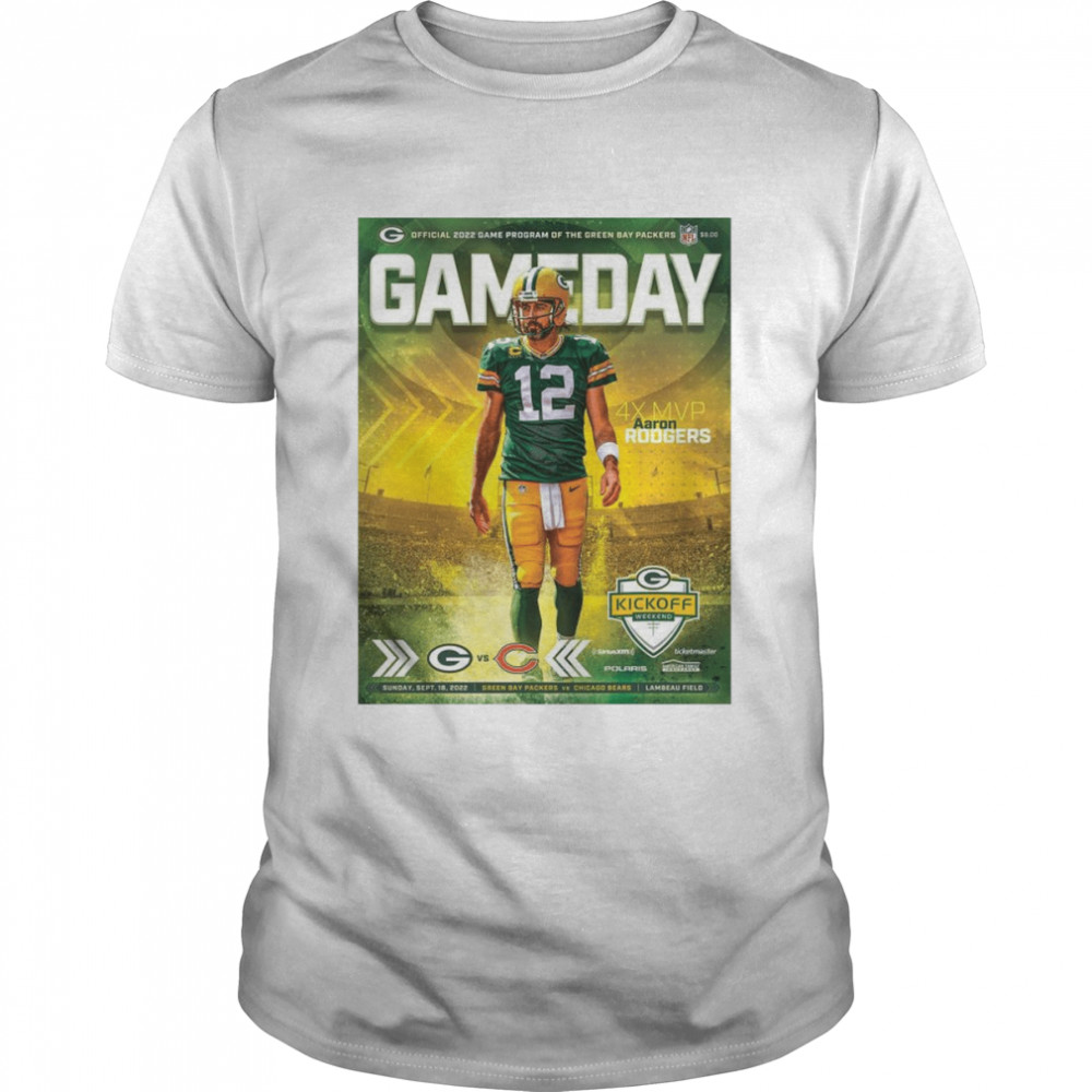 Game Day Program 9-18-2022 Chicago Bears vs Green Bay Packers shirt Classic Men's T-shirt