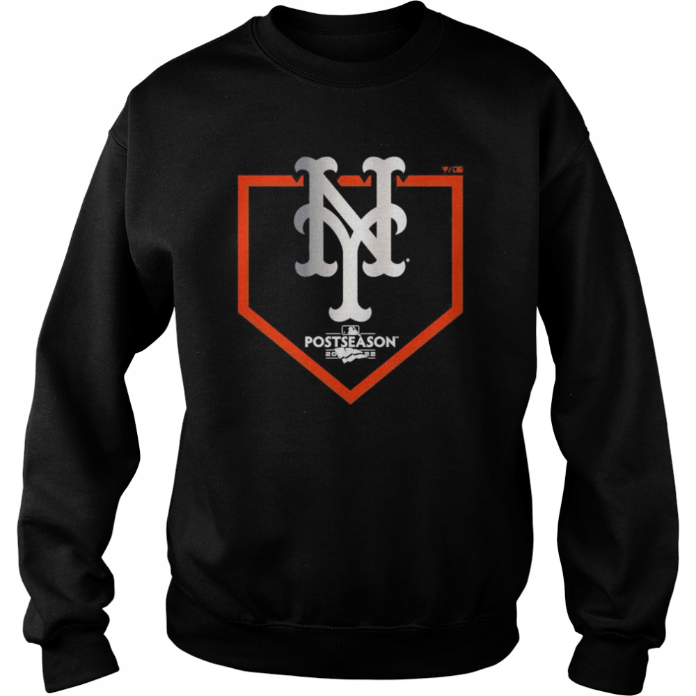 Awesome New York Mets Black 2022 Postseason Around the Horn T