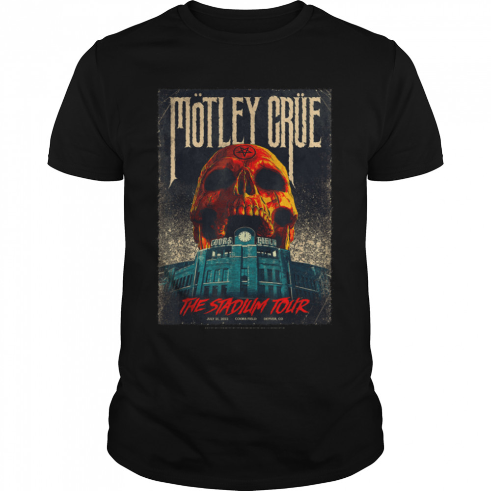 Msötley Crsüe - The Stadium Tour Denver Event T-Shirt B0B7CCCDR2s