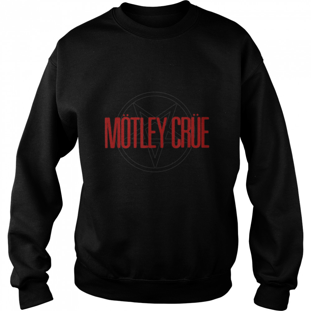Mötley Crüe – Pentagram Logo T- B09MVD9FTM Unisex Sweatshirt
