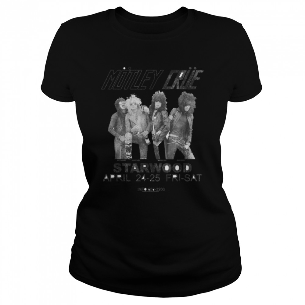 Mötley Crüe – Starwood 1981 T- B09BY1GWGH Classic Women's T-shirt