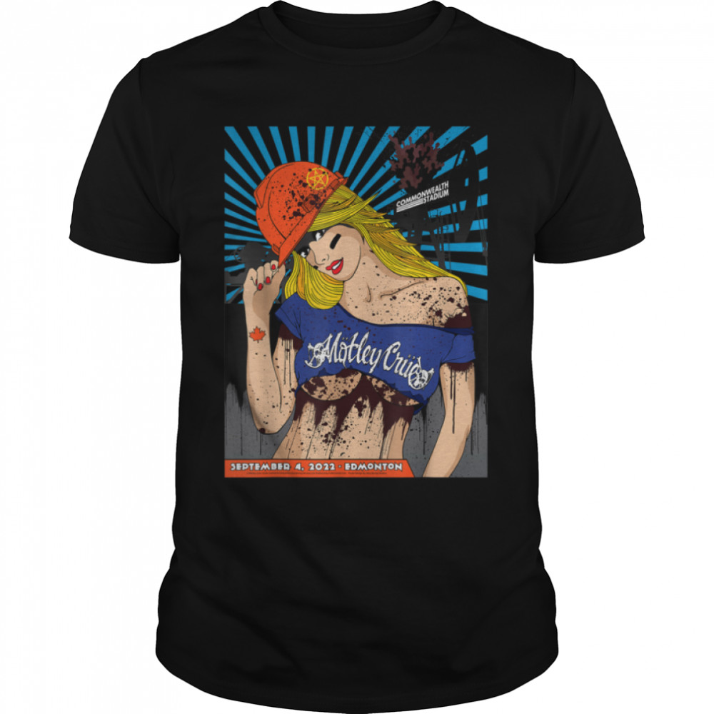 Msötley Crsüe s– The Stadium Tour Edmonton T-Shirt B0BD9D5SWKs