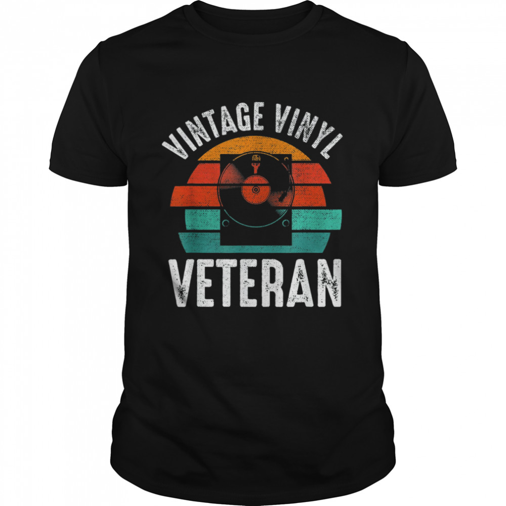 Retros DJs Vinyls Records Vintages Vinyls Veterans fors Collectorss T-Shirts