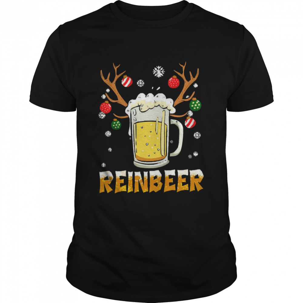 Beer Design Reindeer Christmas Design Xmas shirts