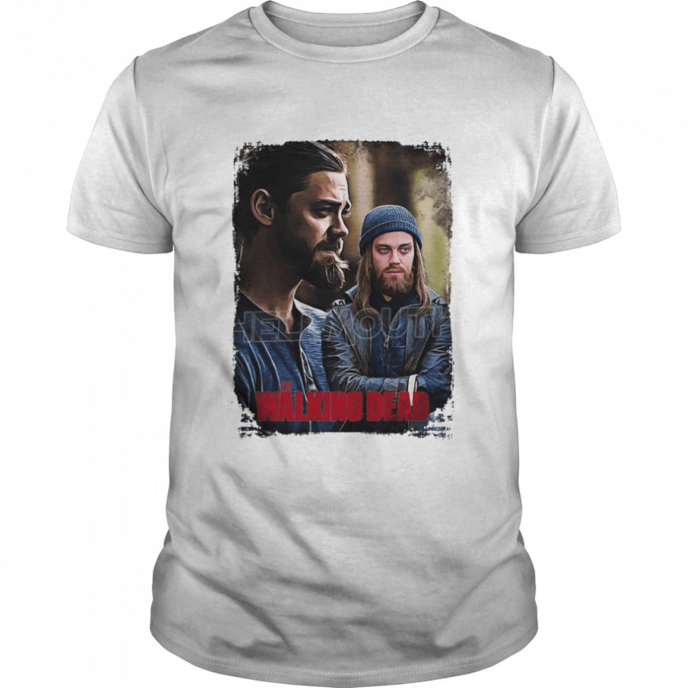 Custom Made Jesus From The Walking Dead Tom Payne Halloween shirt Classic Men's T-shirt