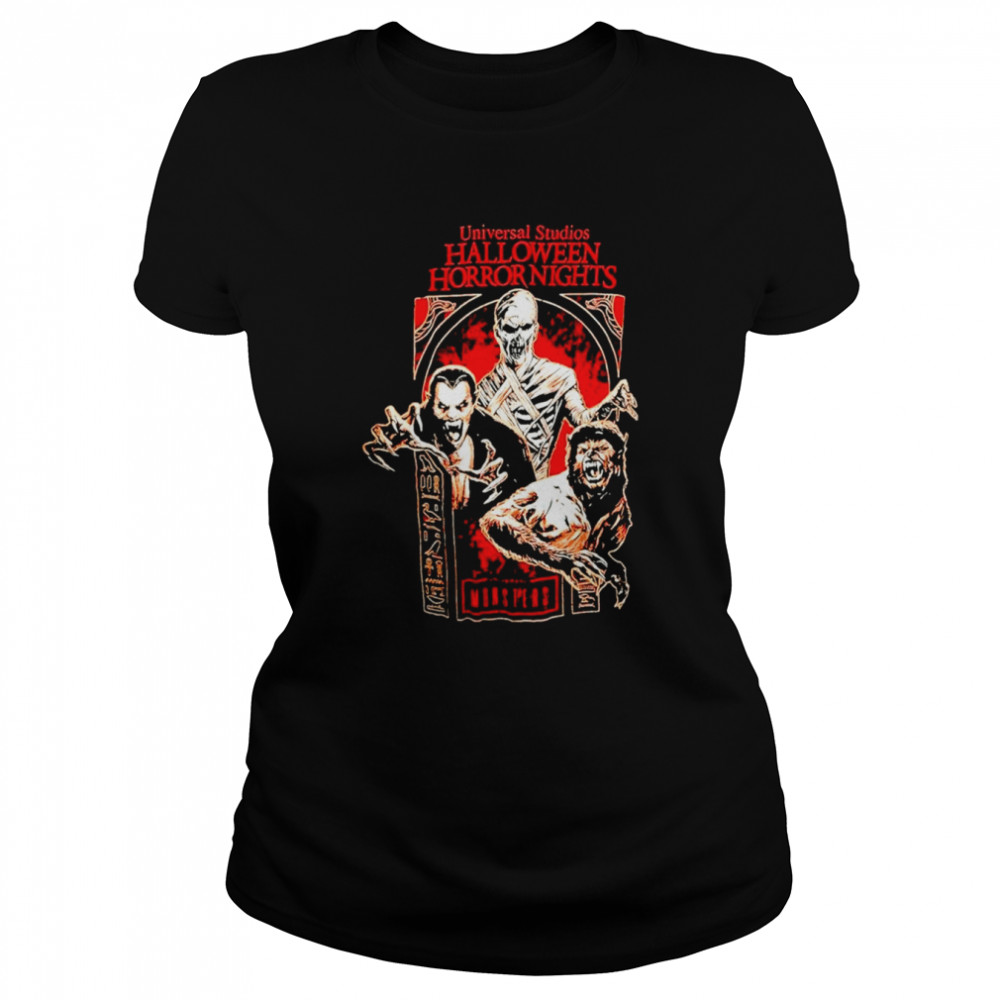 Halloween horror nights 2022 universal monsters shirt Classic Womens T-shirt