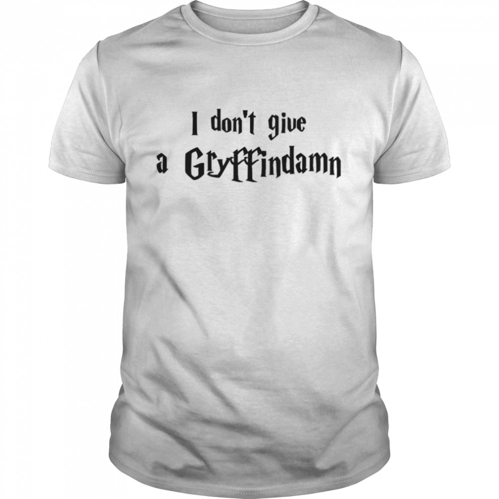 I Don’t Give A Gryffin-Damn Funny Harry Potter Font shirt Classic Men's T-shirt