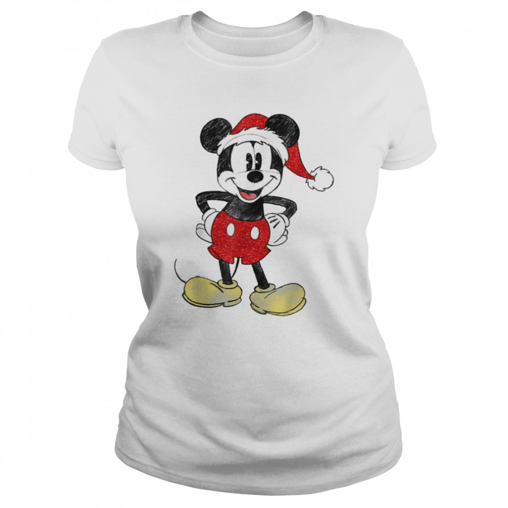 Mickey Mouse Design Christmas shirt Classic Women's T-shirt