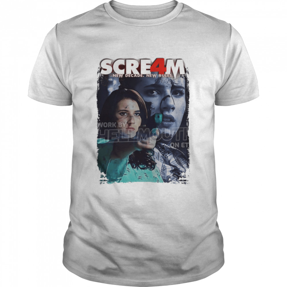 Scream 4 Jill Emma Roberts Halloween shirt Classic Men's T-shirt