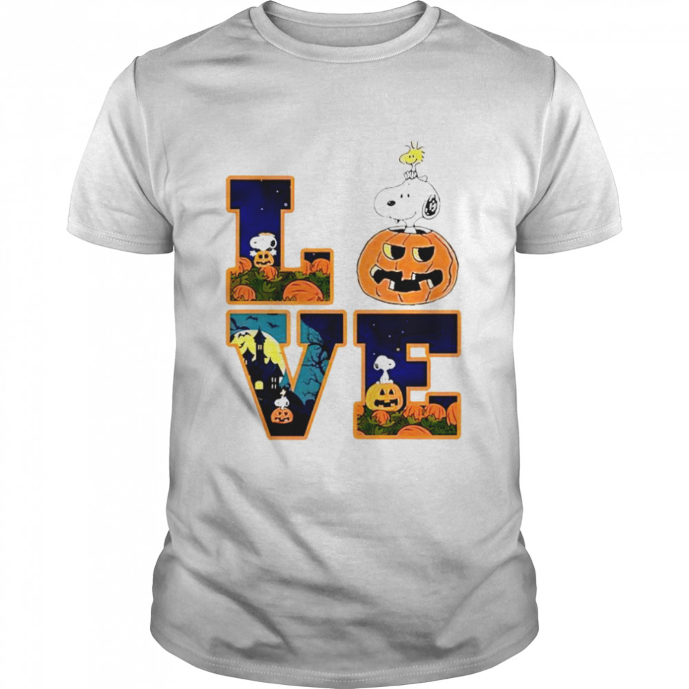 Snoopy love Halloween night with Snoopy shirts