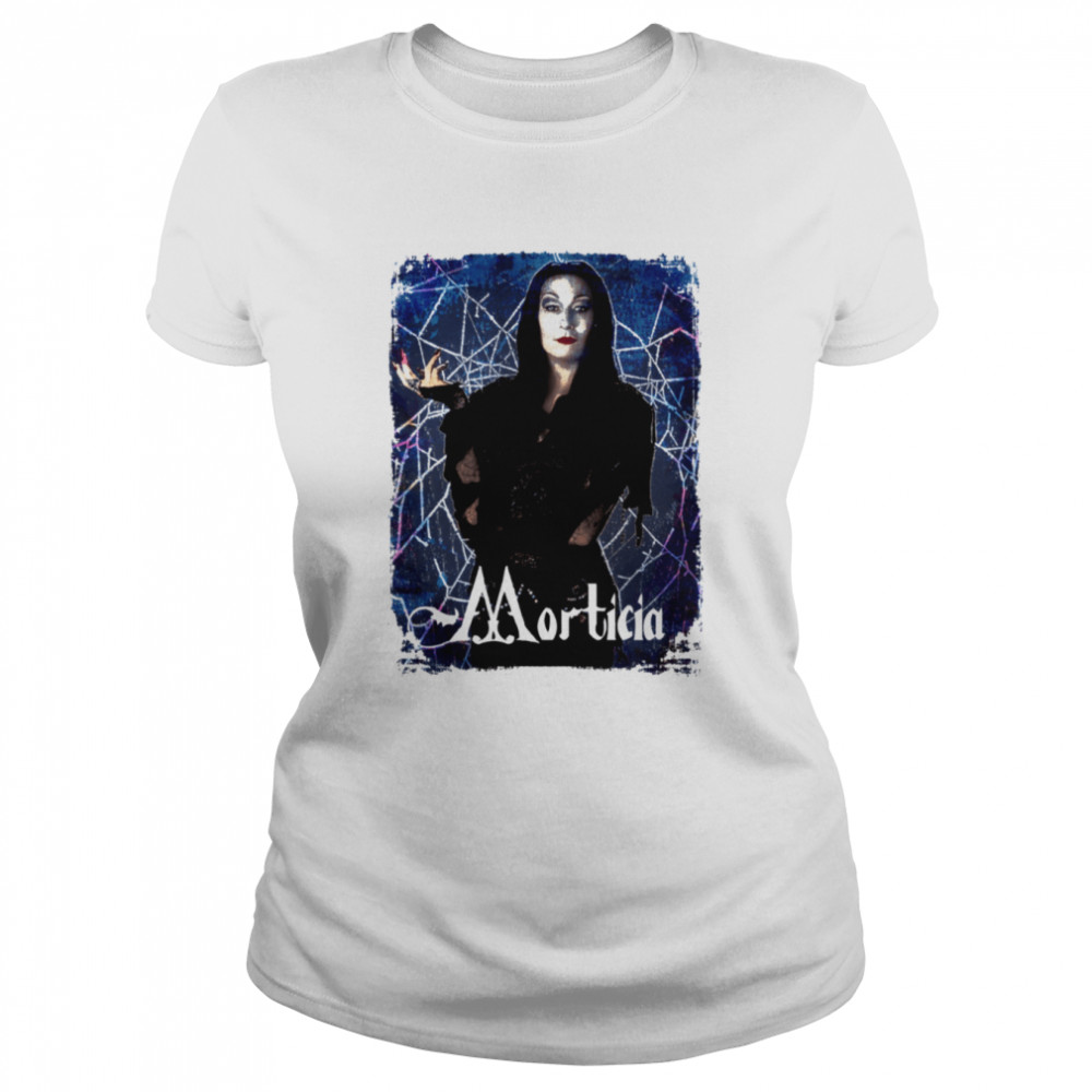 The Addams Family Morticia Addams White Anjelica Huston Grunge 90’s Halloween shirt Classic Women's T-shirt