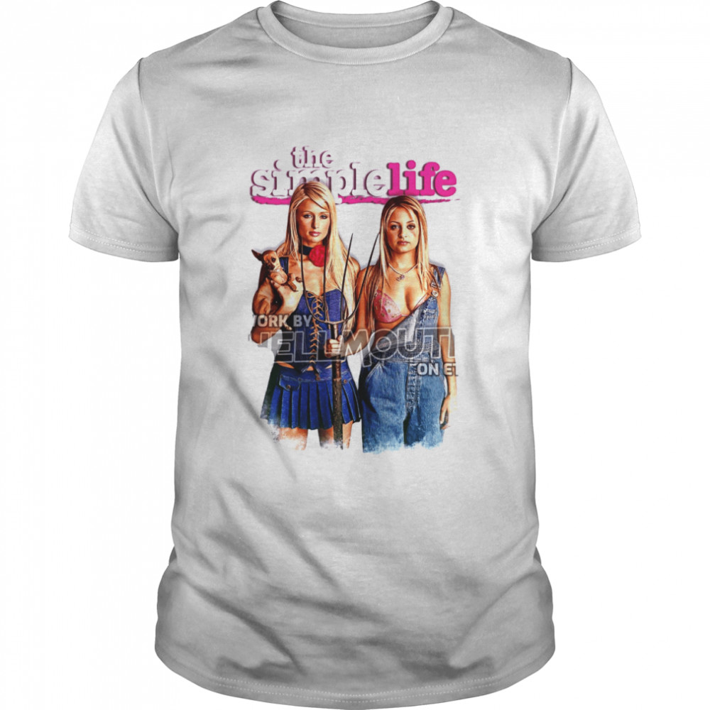 The Simple Life Retro Art Paris Hilton Nicole Richie Halloween shirt Classic Men's T-shirt