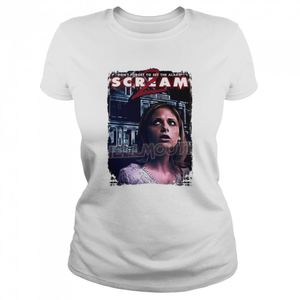 Vintage Scream 2 Cici Sarah Michelle Gellar Halloween shirt Classic Women's T-shirt