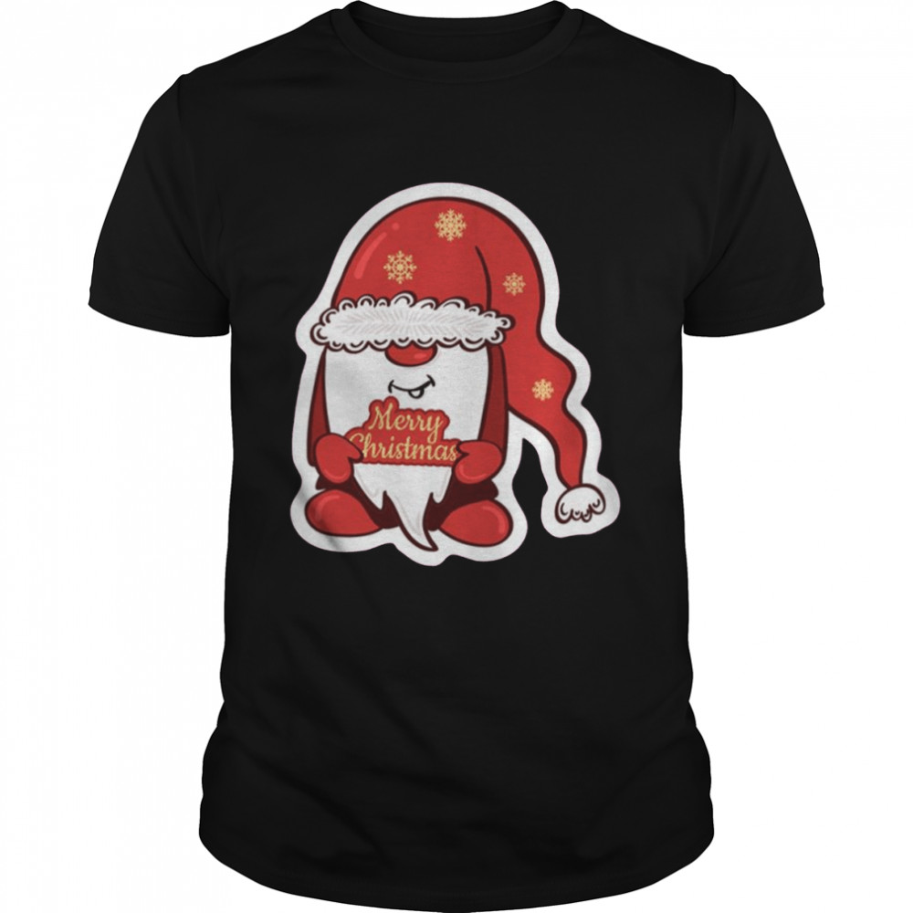 Chibi Gnome Merry Christmas shirt Classic Men's T-shirt