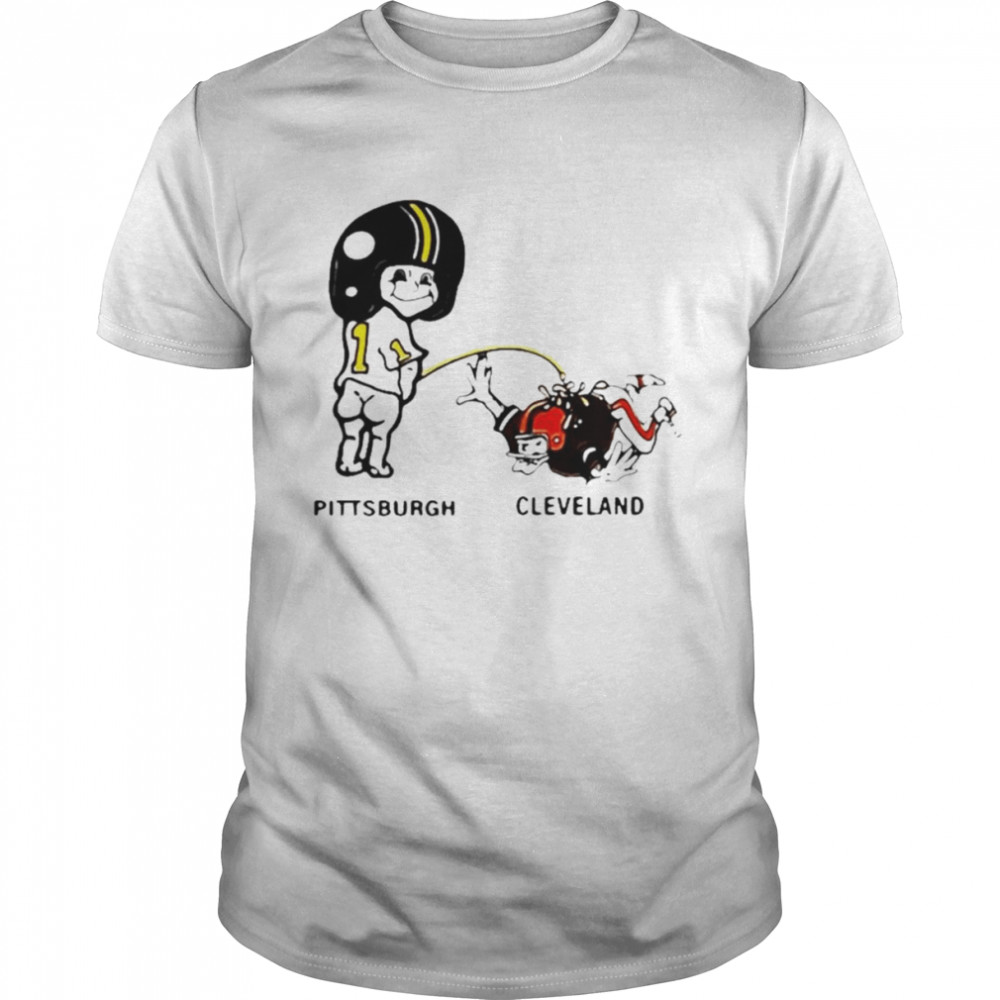 Pittsburgh Steelers Pee Cleveland Browns shirt