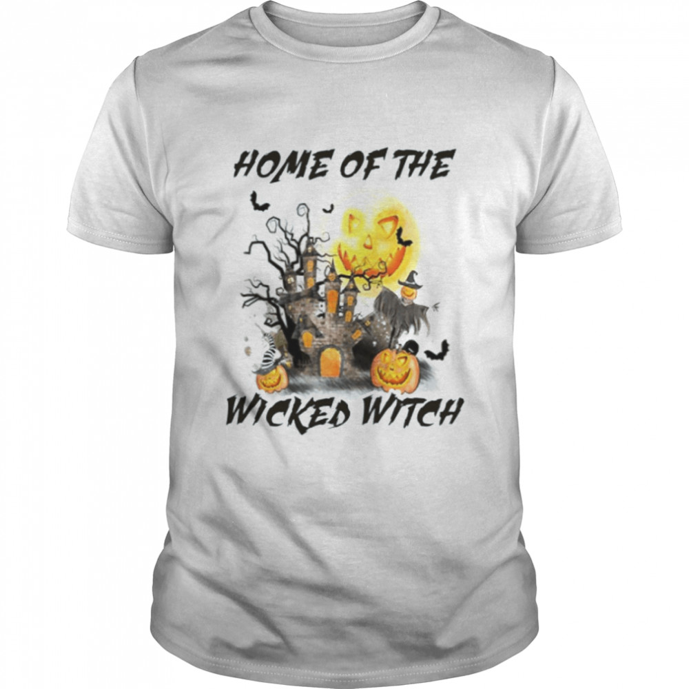 Comfort Colors Retro Halloween Home Of The Wicked Witch Shirts
