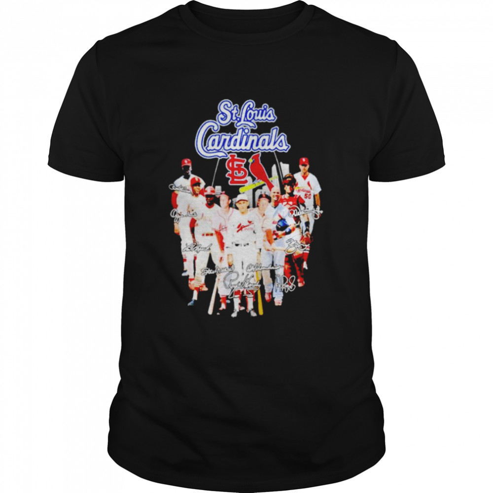 St Louis Cardinals legend signatures shirts