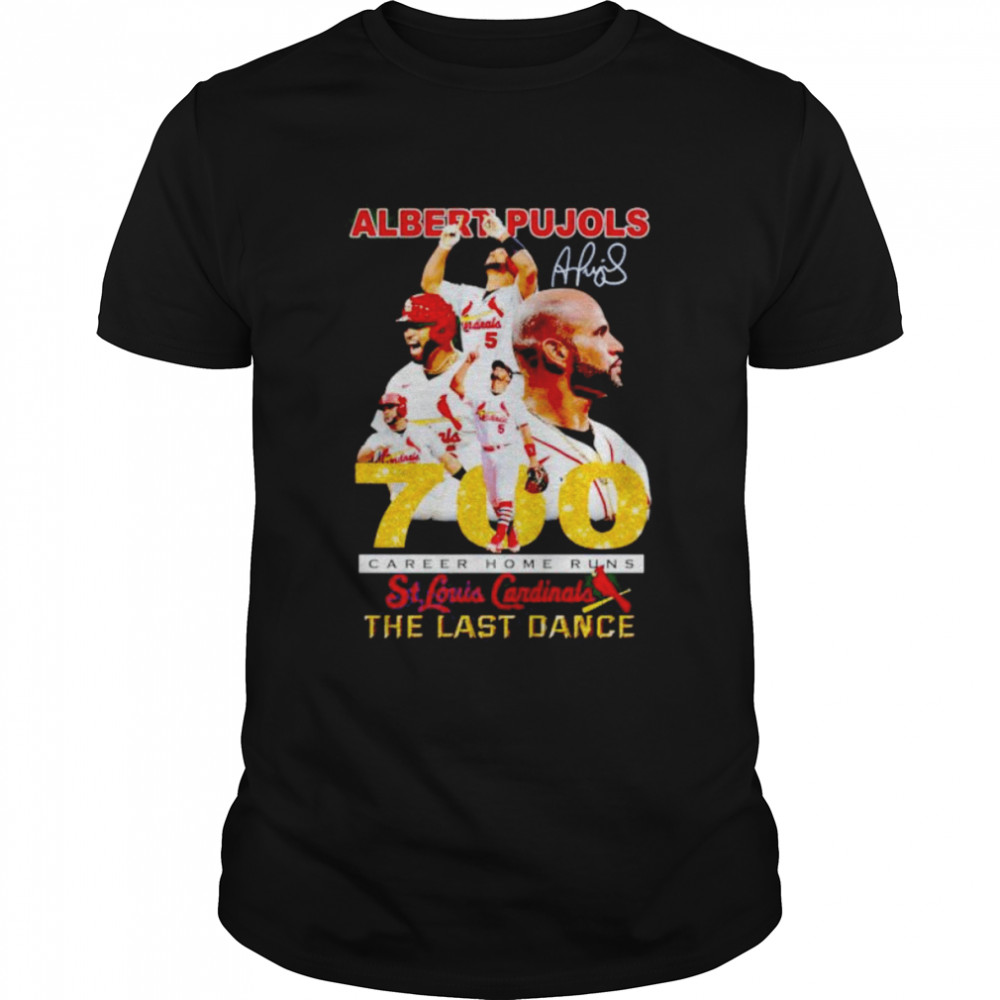 albert Pujols career home runs St Louis Cardinals the last dance shirt