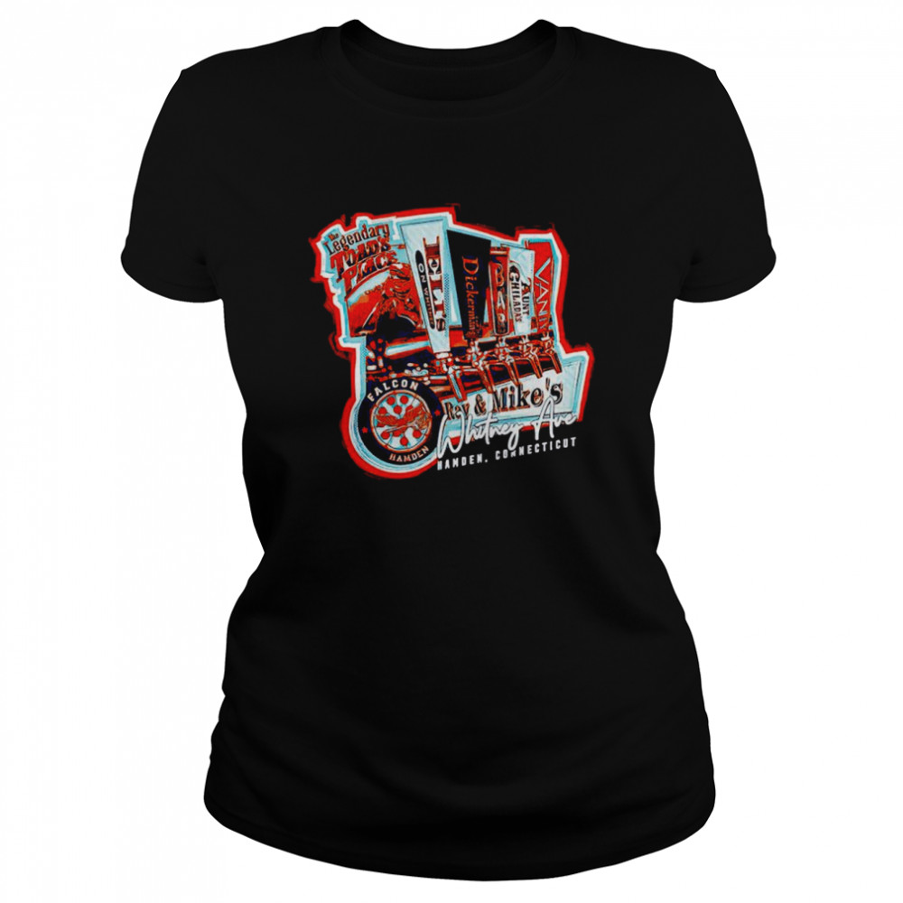 Hamden Connecticut Whitney Ave College Town shirt Classic Women's T-shirt