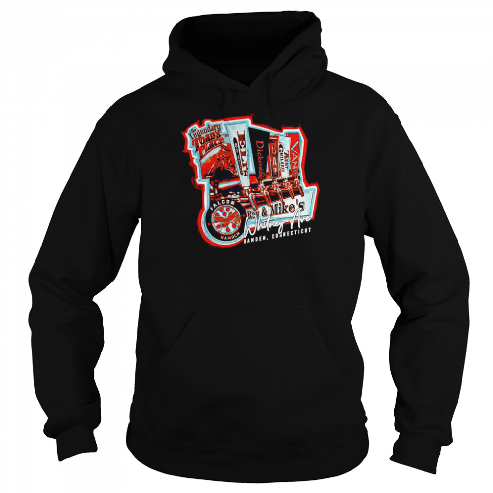 Hamden Connecticut Whitney Ave College Town shirt Unisex Hoodie