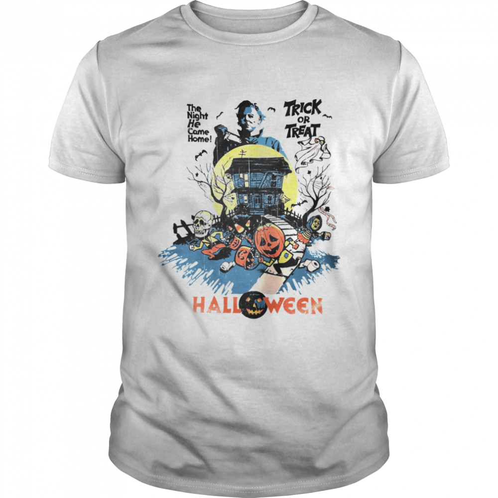 Horror Movie Characters Michael Myer Halloween shirt Classic Men's T-shirt