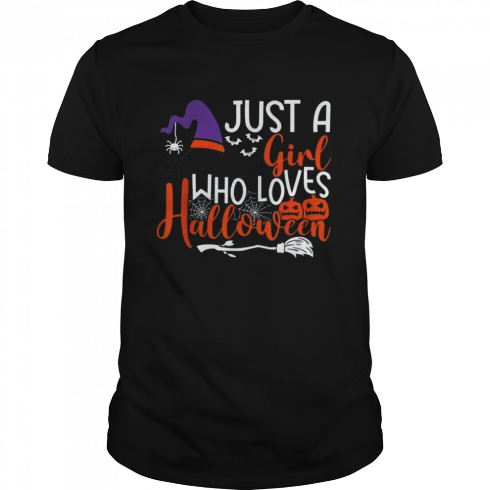 Just A Girl Who Loves Halloween Witch shirt Classic Men's T-shirt