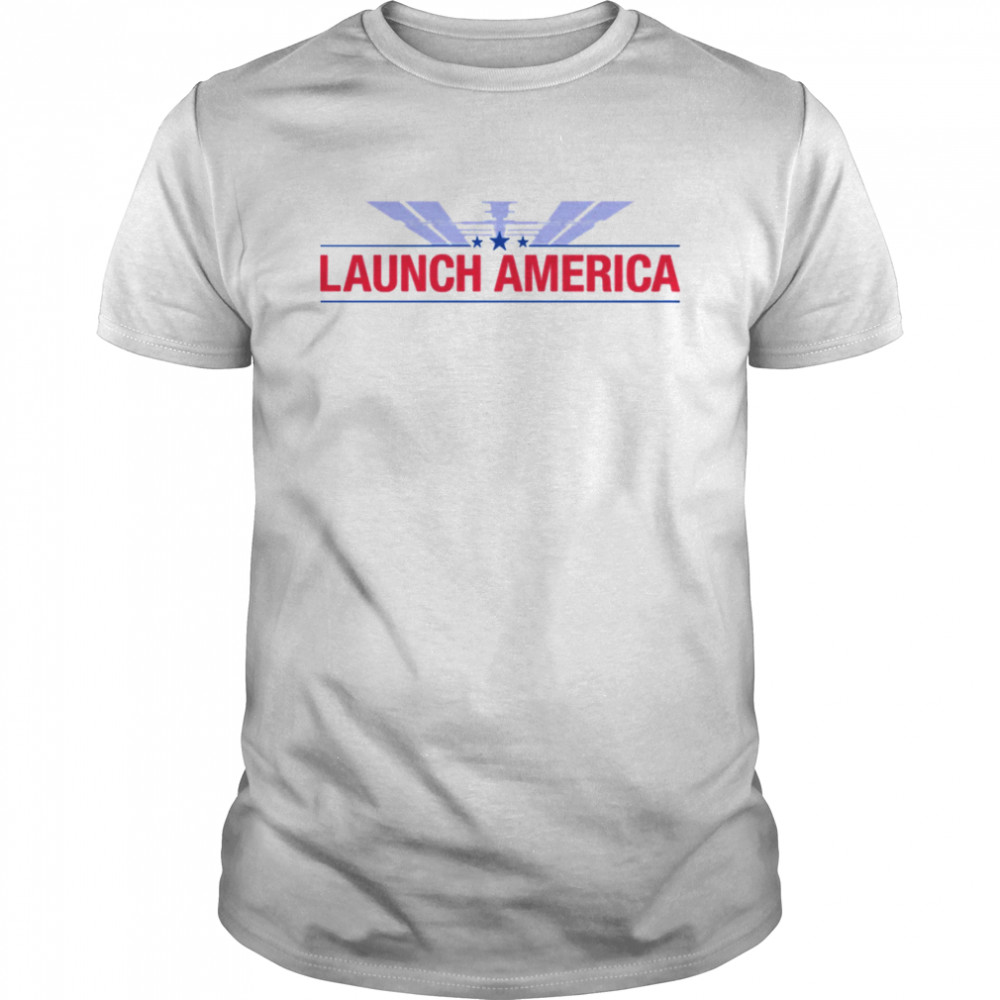 Launch America Nasa Spacex Logo shirt Classic Men's T-shirt
