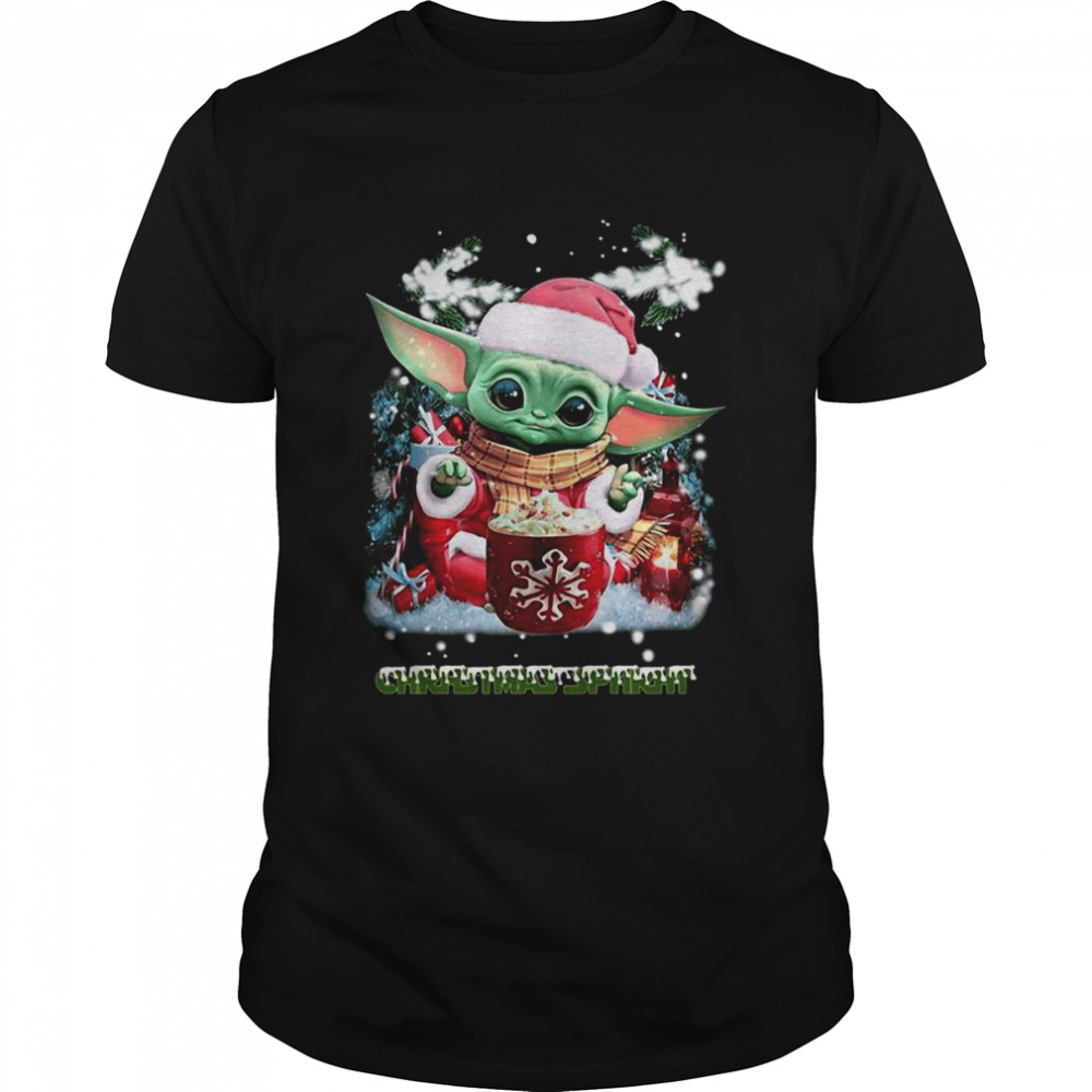 Baby Yoda Christmas Spirit shirt Classic Men's T-shirt
