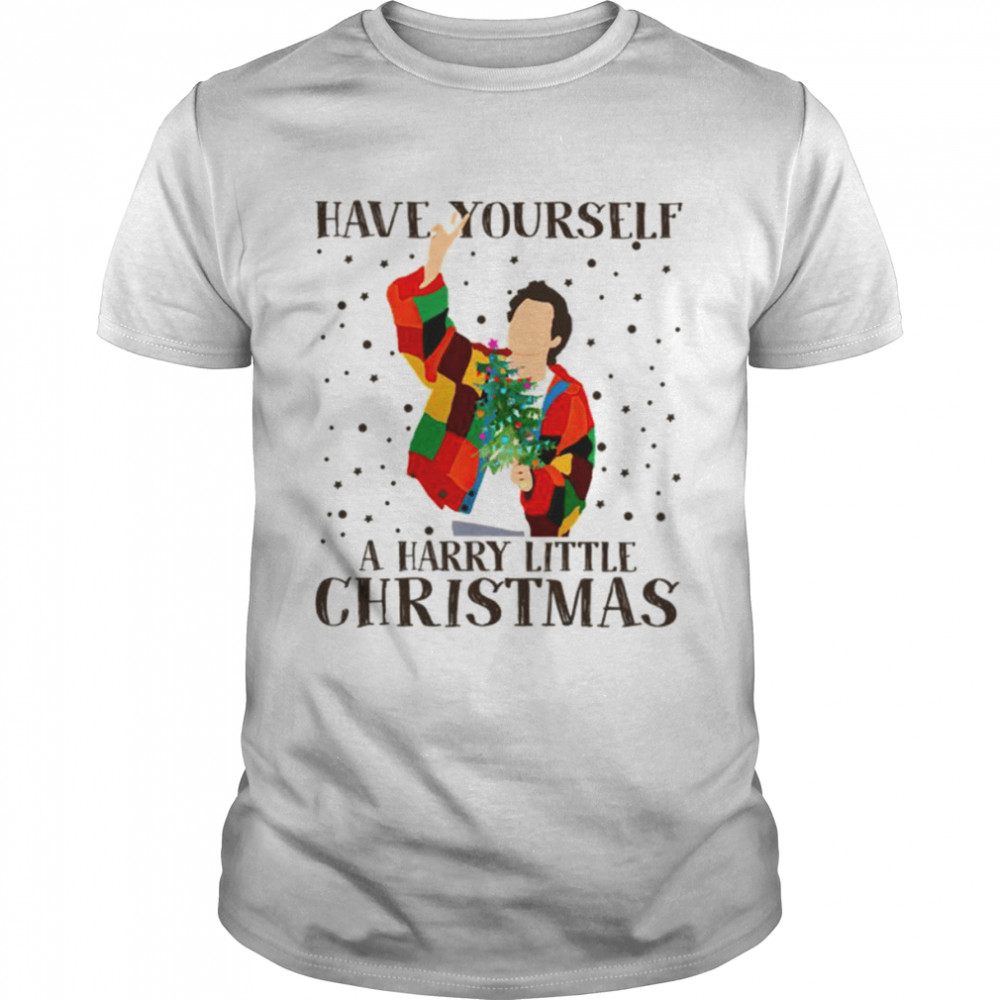 Harry Styles Under Snow Have Yourself A Harry Little Christmas Merry Christmas shirt Classic Men's T-shirt
