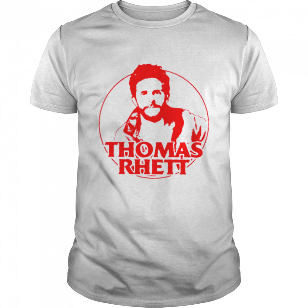 Red Portrait Art Thomas Rhett Singer Songwriter shirts