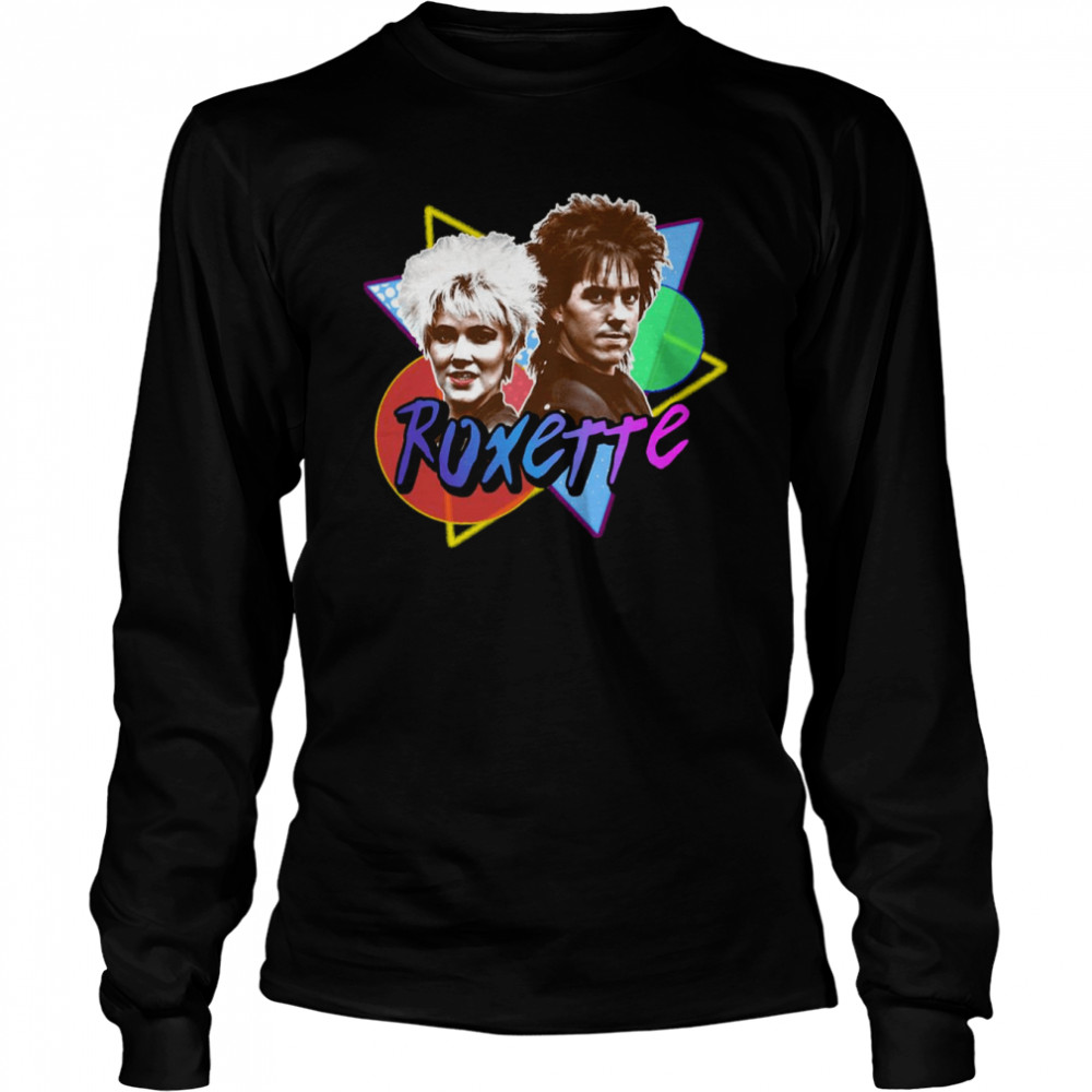 80s Retro Style Fanart Glam Rock Punk Brian Eno Roxy Music shirt Long Sleeved T-shirt