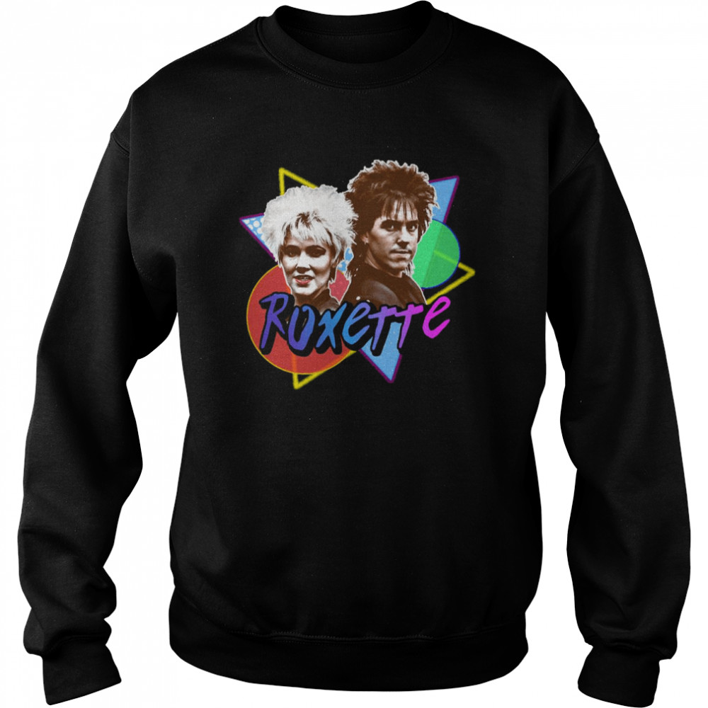 80s Retro Style Fanart Glam Rock Punk Brian Eno Roxy Music shirt Unisex Sweatshirt