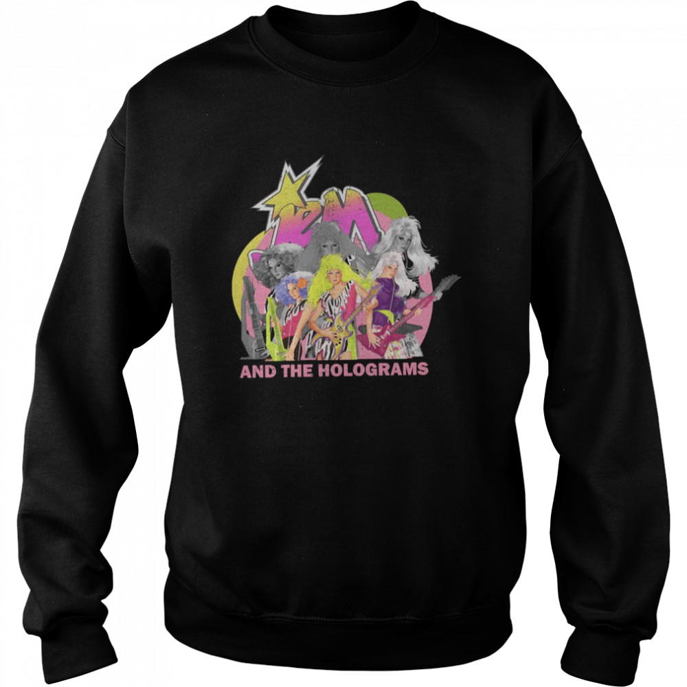90s Design Fanart Jem Retro And The Holograms shirt Unisex Sweatshirt