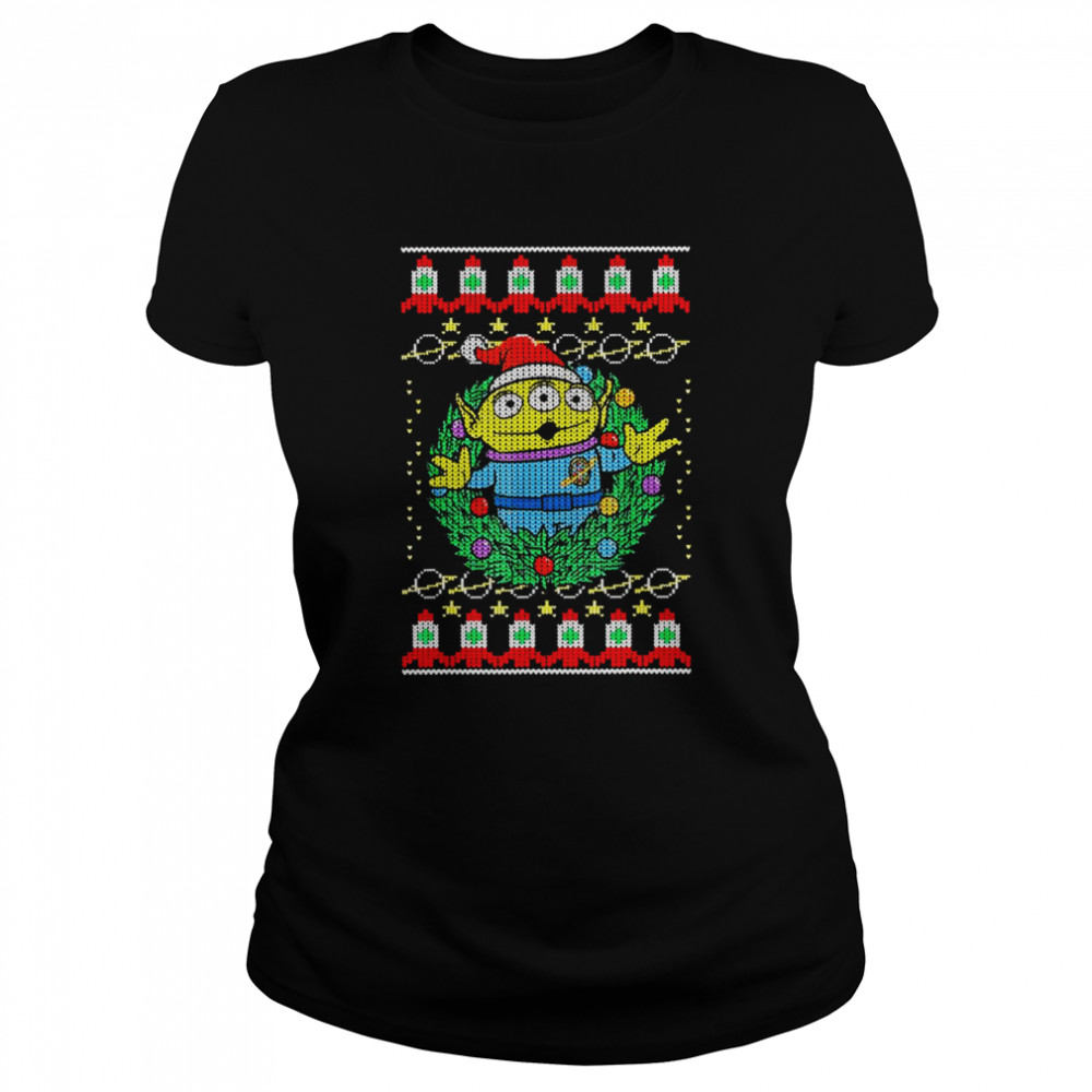 Alien Greetings Christmas shirt Classic Women's T-shirt