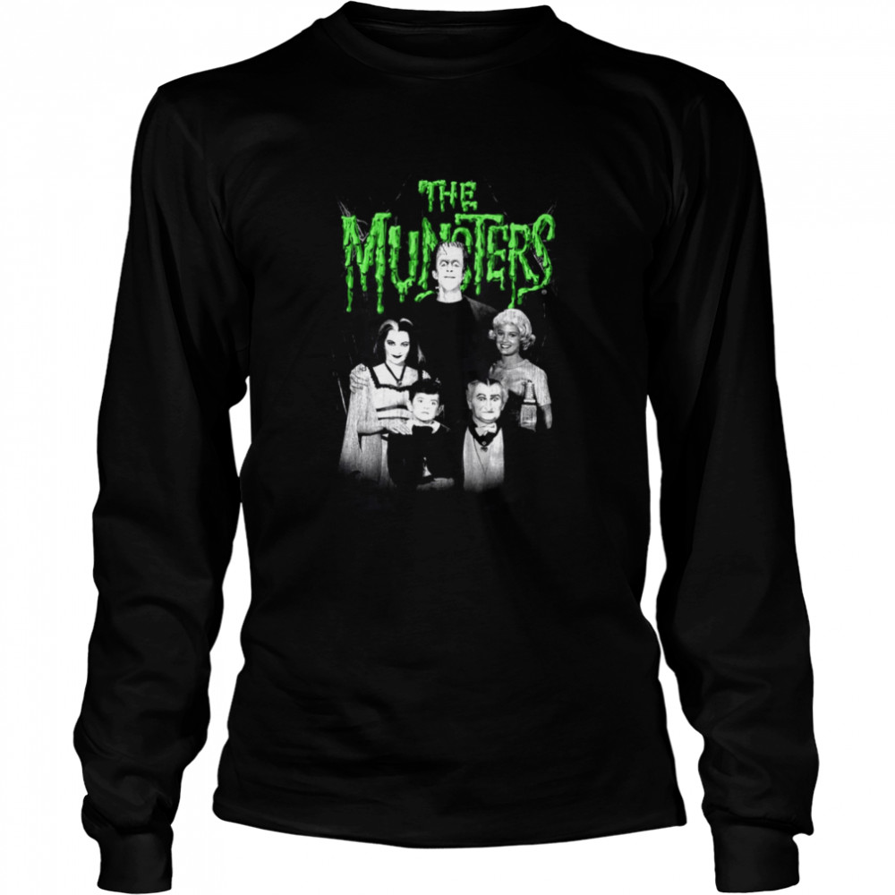 Horror The Munsters Graphic shirt Long Sleeved T-shirt