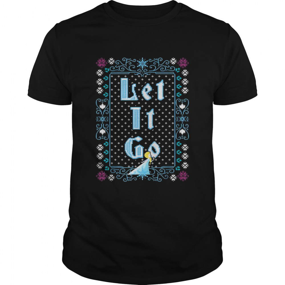 Disney Frozen Elsa Let It Go Ugly Christmas T-Shirts