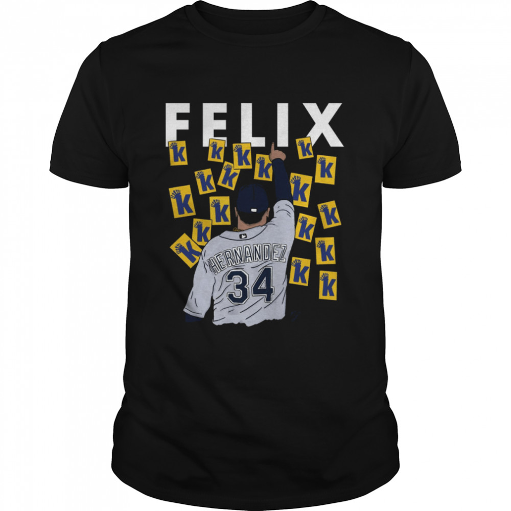Felix Hernandez Number 34 shirt