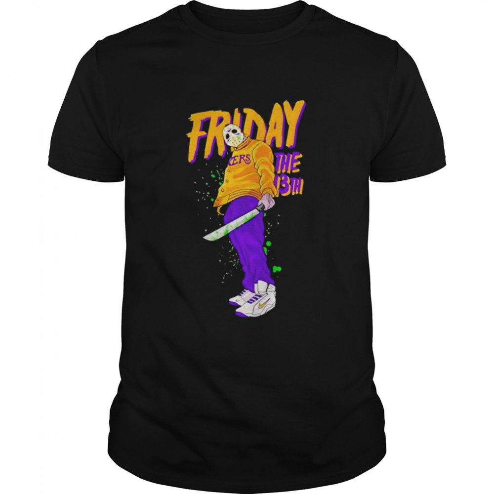 Friday The 13Th Jason Voorhees Los Angeles Lakers Halloween Shirts