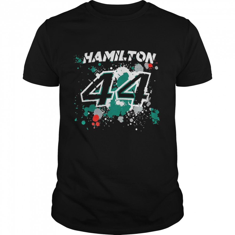 Number 44 Watercolor Lewis Hamilton shirt
