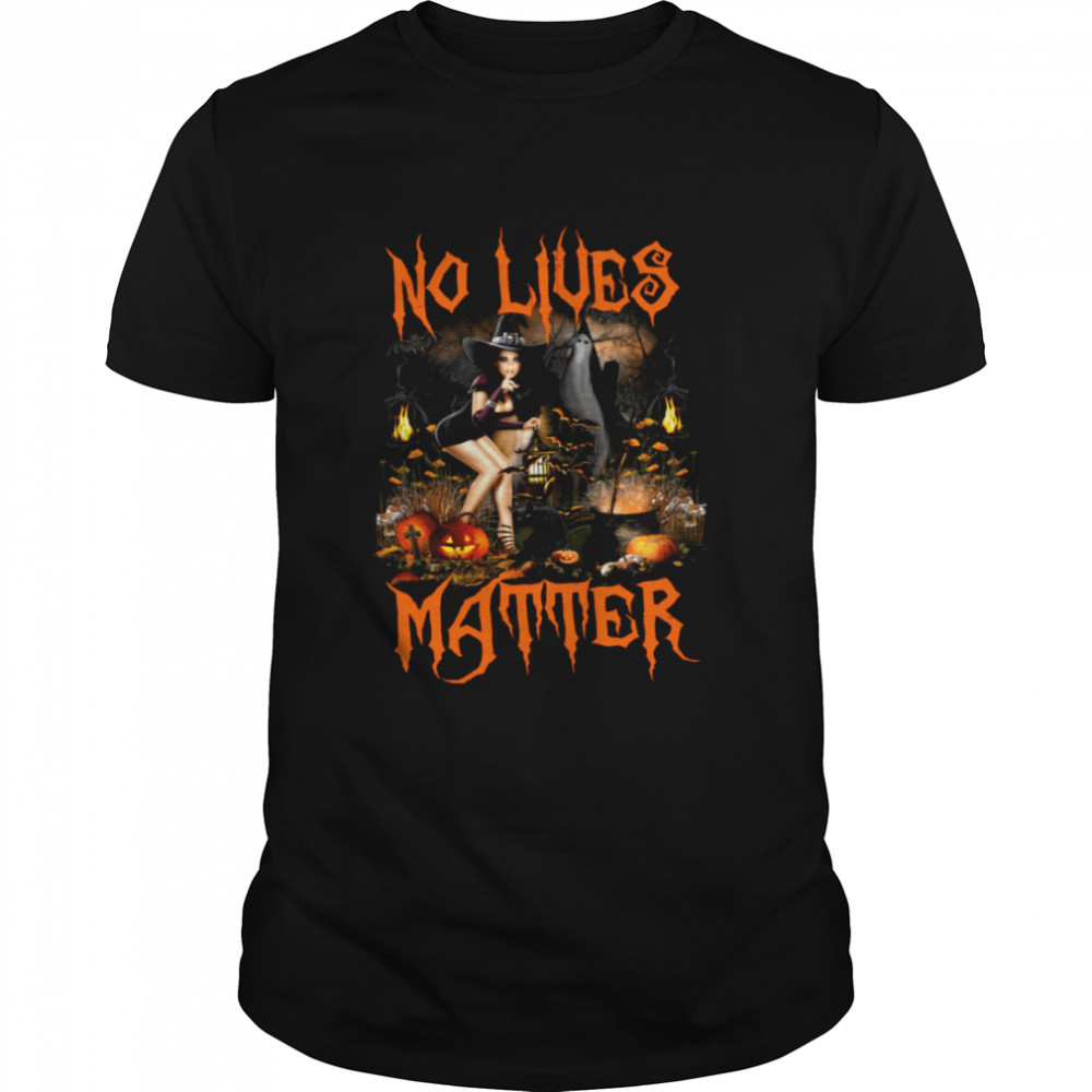 Spooky Season Halloween No Lives Matter Spooky Season shirt