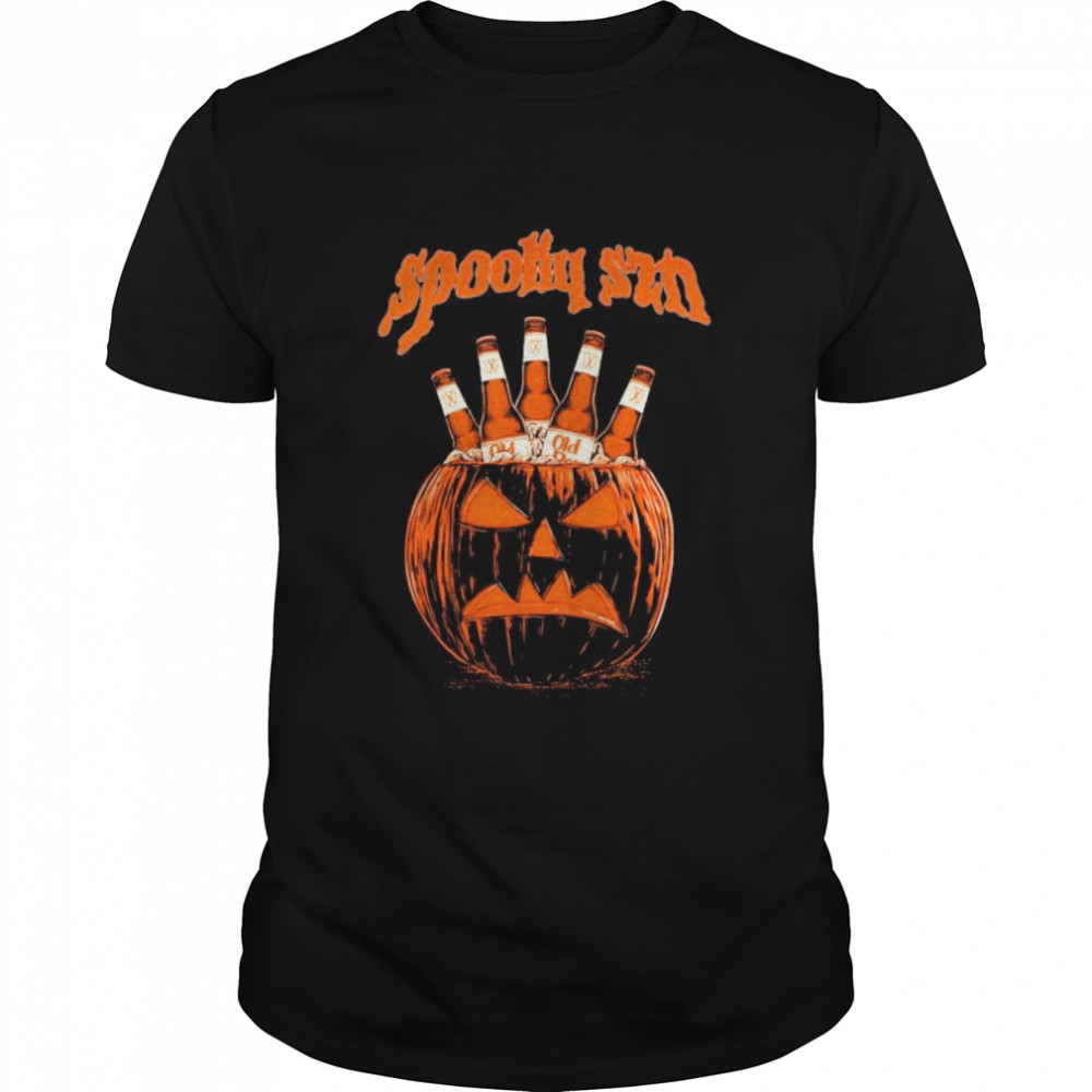 Spooky SZN Beer Pumpkin Halloween shirt