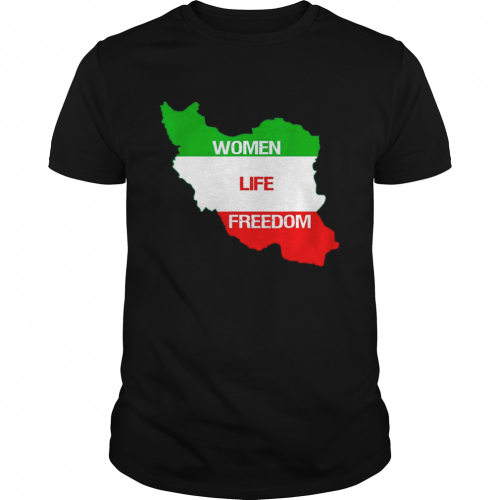 Women Life Freedom Cute Iranian Flag Women Of Iran T-Shirt