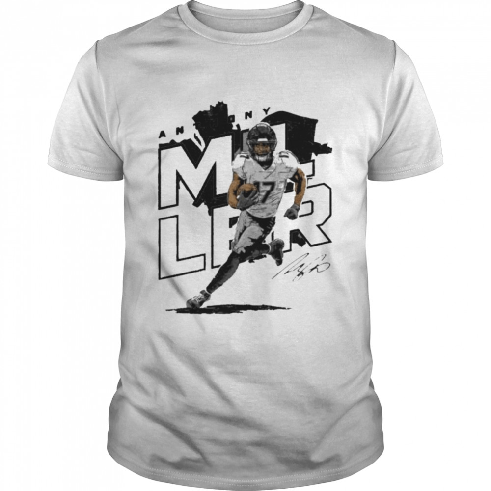 Anthony Miller Pittsburgh Player Map signature shirt